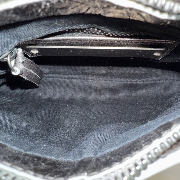 ‼️SOLD‼️ BALENCIAGA 2004 Metallic Pewter Mini Classique Bag - Picture 6 of 9